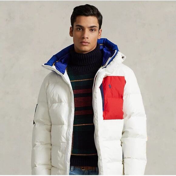 Ralph Lauren Other - Polo Ralph Lauren Color Block Puffer Jacket NWT Men’s Small Water Repellent Down